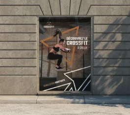 Affiche, logotype charte graphique crossfit dreux 