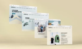 Création du site internet Basé sur l'identité visuelle de O'rentees 