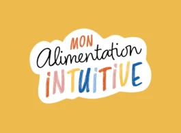 Logotype éco conçu pour l'identité visuelle Mon Alimentation intuitive 