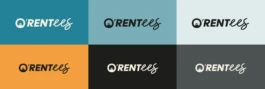 logotype O'rentees, couleurs éco-concue, identité visuelle 