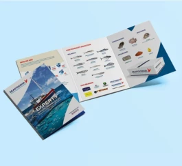 Brochure éco-conçu, format A4 fermé, 3 volets