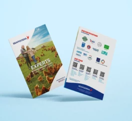 brochure éco-conçu, format A4 ouvert