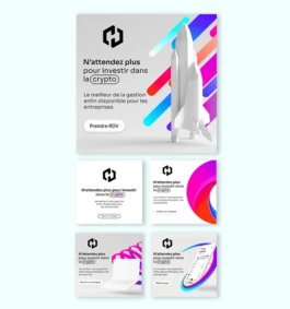 Design graphique, google ads, réseaux sociaux, banniere, Coinhous, Coins